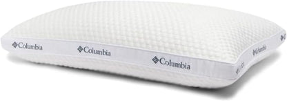 Columbia Comfort Ice Fiber Side Sleeper Down Alternative Bed Pillow with Polyester Fiberfill, Supportive Cooling Double Sided Breathable Cover (Side Sleeper, King (Pack of 1))