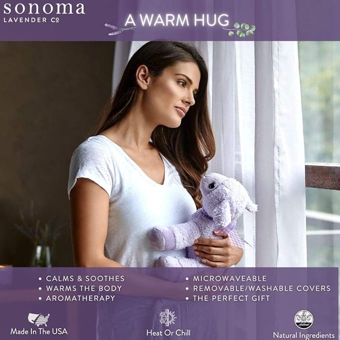 Sonoma Lavender Microwaveable Aromatherapy Pillow, Plush Freddy The Eucalyptus Tree Frog, Eucalyptus Scented with Removable Washable Cover