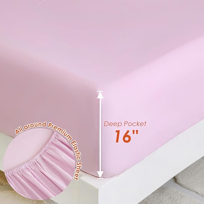 Twin Comforter Set for Kids, Boys, Girls, 4 Pieces Bed-in-a-Bag Bedding Set, All Season Ultra Soft Sheets Set with Comforter, Cute Rabbit