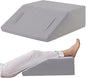 Leg Elevation Pillow for After Surgery, 6inch Foam Leg Elevating Pillow for Swelling and Blood Circulation, Leg Wedge Pillow for Sleeping, Knee Pillow for Knee Hip Ankle Pain Relief, Velvet