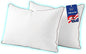 puredown® Made in USA Goose Feather Down Pillow, 100% Cotton Cover, Hotel Pillows King Size Set of 2, Luxury Feather Pillows for Back, Stomach or Side Sleepers