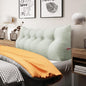 Headboard Pillow Wedge Queen Size Large Bolster Pillow for Bed Triangle Reading Pillow Back Support Pillow for Sitting Up in Bed XXL Couch Daybed Rest Backrest Cushion Linen Off White