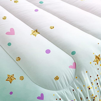 CVHOUSE Butterfly Bedding Set - Twin Butterfly Comforter Set with 1 Comforter and 2 Pillow Cases - 3 Piece