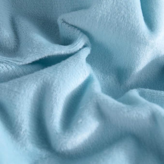 Wajade Fluffy Fuzzy Faux Fur King Size Comforter Set - King Duvet for Warm and Cozy Soft Bedroom 3 Pieces Premium Bedding Comforter Sets Galaxy Blue