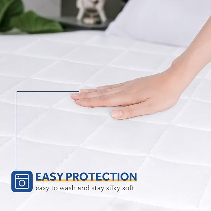 Sealy Heated Mattress Pad Full Size 54x75 Inch | Luxury Quilted Waterproof Electric Mattress Cover with 10 Heat Setting Controller & 1-12 Hours Auto Shut Off | Fit Up to 15" Deep Pocket