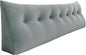 14 lbs Thickened Wedge Pillow Headboard Body Positioner Backrest Support Triangular Headboard Pillow for Sleeping with Side Pocket Velvet King