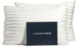Fishers Finery 25mm 100% Pure Mulberry Silk Pillowcase Set (White Stripe Queen 2 Pack)