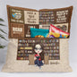 ENCYCOM Personalized Book Reading Pocket Pillow - Custom Reading Pillows with Name – Uniqua Gift for Bookworm Girls, Women Who Love Books, Perfect for Bed or Cozy Corner (Reading Pillow 04)