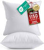 Utopia Bedding Throw Pillows Insert (Pack of 2, White) - 28 x 28 Inches Bed and Couch Pillows - Indoor Decorative Pillow