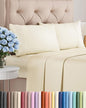 Twin XL Sheets Set 6 Piece - Includes 2 Pillowcases - Bed Sheets Twin XL Size - Soft Hotel Luxury Bedding - Cooling, Comfy & Breathable - 1 Flat & 1 Fitted & 2 Pillowcases w/ Deep Pockets - Off White