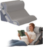 3PCS Wedge Pillow Set for After Surgery, Back Pillow for Bed Sitting up, 10-in-1 Foam Wedge Pillow for Acid Reflux & Back Pain Relief, Post Surgery Pillow for GERD & Snoring, Grey
