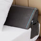 Bedluxe Queen Bed Wedge Pillow for Headboard, Wedge Pillow Headboard, Pillow Wedge for Headboard Gap, Bed Gap Filler - Fill The Gap (0-7") Between Headboard and Mattress (Short Plush, 60"x10"x6")
