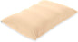 PILLOWY Premium Microbead Bed Pillow, X-Large Extra Fluffy But Supportive - Ultra Comfortable Sleep with Silk Like Anti Aging Cover 85% Spandex/ 15% Nylon Breathable, Cooling Barely Beige
