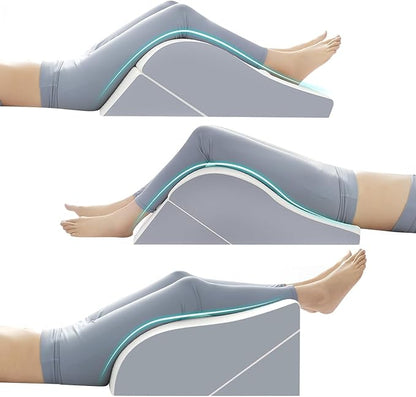 2PCS Leg Elevation Wedge Pillows for Sleeping, Leg Wedge Pillow After Knee Replacement Post Surgery, Leg Wedges for Elevation for Swelling, Circulation, Adjustable 3-in-1 Height Foam Pillow Wedge