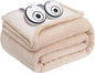 Sealy Electric Blanket Queen 84"*90",Super Cozy Flannel to Sherpa Reversible Heated Blanket Queen Size with 10 Heating Levels & 1-12 Hours Auto Off Overheating Protection Machine Washable,Beige