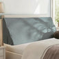 Full Size Headboard Wedge Pillow with Washable Cover, Ergonomic Incline Memory Foam Cushion Reading Daybed Pillow for Back, Neck, Shoulder Support, Gray(53.94"x11.8"x19.68")
