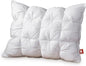 ZUBISU Standard Size Luxury White Goose Down Pillow,800 Fill Power Fluffy and Soft Hotel Feather Pillow,Ideal Bed Pillows for Side Sleepers,Pack of 1 (Standard, White)