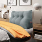 Headboard Pillow Wedge Twin Size Large Bolster Pillow for Daybed Triangle Reading Pillow Back Support Pillow for Sitting Up in Bed XXL Couch Rest Backrest Cushion Linen Gray