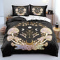 Mushroom Duvet Cover Queen Trippy Comforter Cover Aesthetic Bedding Set Colorful Bed Set Spring Mushroom Bedroom Decor