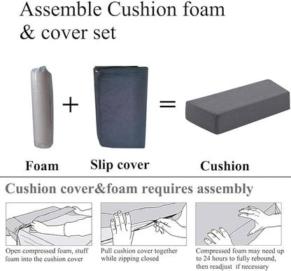 SAMTY Bed Filler for headboard Space Gap Filler Bolster Pillow Stopper for Sofa Crack Filler Between Headboard and Mattress Full Size