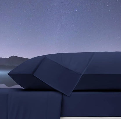 Ubauba Memory Foam Body Pillow with Cover, Full Large Body Pillows Insert for Adults with Envelope Closure Pillowcase, Firm & Fluffy Long Bed Pillows for Sleeping (20x54 inch, Navy)