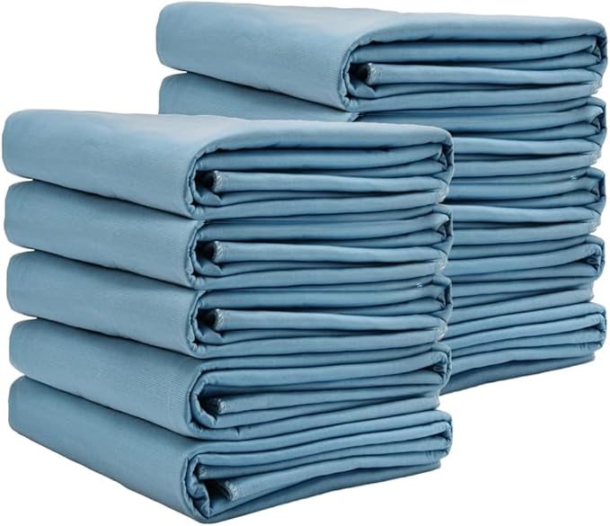 Washable Underpads 36"x54" with 4-Layer Protection [10 Pack] Reusable Waterproof Absorbent Pads for Sofa and Mattress - Incontinence Pads for Adults Seniors Children & Pets