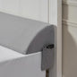 VEVOR Bed Wedge Pillow for Headboard, King Size, 76"x8"x6" Bed Gap Filler, Fill 0-5" Gap Between Headboard and Mattress, 25D Foam Mattress Wedge Headboard Pillow with Side Pocket, for Backrest, Gray