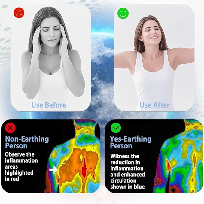 Ali King Grounding Sheets - Twin XL Size, Soft Cotton with Silver Fiber, 15'' Deep Pocket Earth Grounding Fitted Bed Sheets for Improved Sleep (Black, Twin XL 39''*80''*15'')