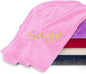 Personalized Blankets for Adults - Custom Blanket with Embroidered Name or Monogram - Soft Fleece Throw Cover for Bed & Couch - Light Pink (60"x80")