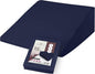 CirclesHome Wedge Pillow Cover 100% Cotton, Zippered Wedge Pillow Case Protector, Soft, Hypoallergenic & Breathable - Navy, (24Wx25Lx12)