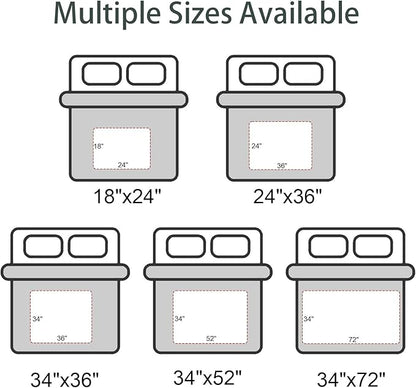 Heavy Absorbency Washable Underpads - Large Waterproof Reusable Bed Pads for Adults, Kids, and Dogs, Incontinence Bed Pads for Eld Assistance, 36x72 Slip Resistant Protector for Bedwetting