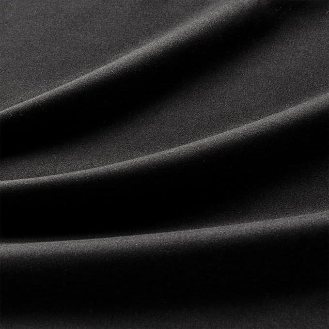2 Pack Body Pillowcase 20 x 48 Inches Soft Comfortable Not Shrink Microfiber Body Pillow Cover, Black Body Pillow Cover with Hidden Zipper Closure
