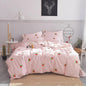 AOJIM Pink Kids Duvet Cover Set Cute Style, Pure Cotton Anime Bedding Comforter Cover Set 3pcs with Zipper Closure, 1 Super Soft Strawberry Duvet Cover and 2 Pillowcases for Room Decor, Twin XL Size