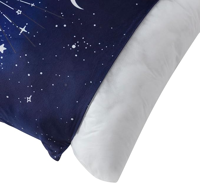 Northwest Baby/Yoda Grogu Bed Pillow - Cloud-Like Filled Bed Pillow for Sleeping with Removable Cover - 20" x 30" Full Size Pillow for Kids with Popular Characters