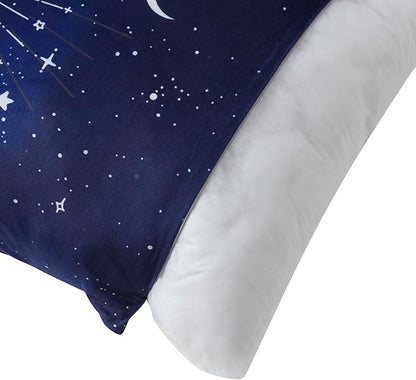 Northwest Baby/Yoda Grogu Bed Pillow - Cloud-Like Filled Bed Pillow for Sleeping with Removable Cover - 20" x 30" Full Size Pillow for Kids with Popular Characters