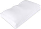 PILLOWY Premium Microbead Bed Pillow, Medium Extra Fluffy But Supportive - Ultra Comfortable Sleep with Silk Like Anti Aging Cover 85% Spandex/ 15% Nylon Breathable, Cooling White
