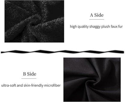 WhatsBedding Memory Foam Body Pillow with Plush Fuzzy Cover, Full Body Pillow for Adults, Long Pillow for Sleeping, Soft Fluffy Supportive