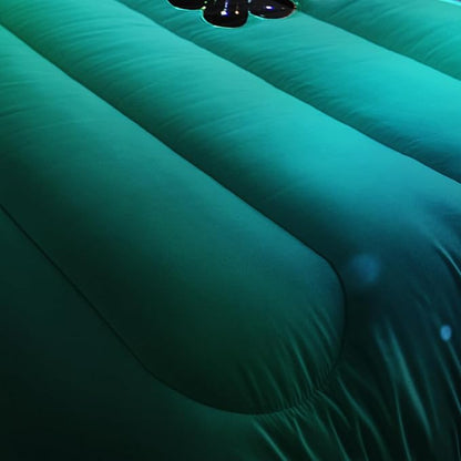 Dragonfly Twin Size Bedding Set for Kids Teens Adult, Colorful Dragonfly Comforter, Black Gradient Quilt Bedroom Decor