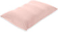 PILLOWY Premium Microbead Bed Pillow, X-Large Extra Fluffy But Supportive - Ultra Comfortable Sleep with Silk Like Anti Aging Cover 85% Spandex/ 15% Nylon Breathable, Cooling Cream Peach