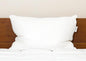 White Duck Down & Feather Pillow - Pillows with Soft-Medium Support for Side & Back Sleepers Queen Size