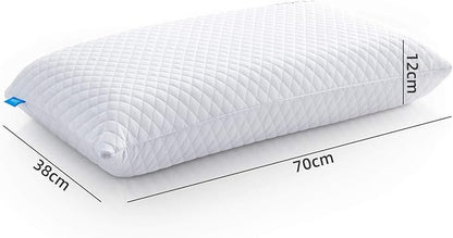 Bouncy Orthopedic Neck Support Pillow for Sleeping, Special Foam Deep Sleep Pillow, Bed Pillow for Side, Back, Stomach Sleepers, Removable and Washable Cover
