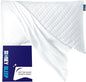 Sidney Sleep Curved Pillow Covers - Full Length Zipper Closure - Premium Soft Brushed Microfiber - 20 x 30 Inches - Fits Curved Side Sleeping Pillows (Queen, White)