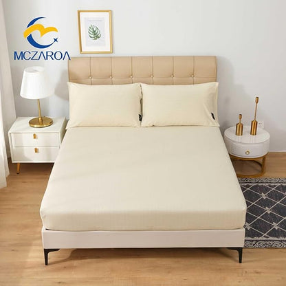 Grounding Sheets Queen, 12% Silver+88% Organic Cotton, Fitted Grounded Bed Sheet Deep Pocket for Improved Sleep & Wellness (White, Queen - 60"x80"x15")