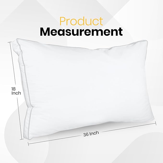 Utopia Bedding Bed Pillows for Sleeping King Size (White), Set of 2, Soft & Fluffy Pillow with Down Alternative Filling, Cooling, Hotel Quality, Gusseted Pillow for Back, Stomach or Side Sleepers