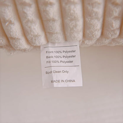 A Nice Night Reading Pillow Bed Wedge Large Adult Children Backrest with Arms Back Support for Sitting Up in Bed/Couch for Lounging Bedrest,Waffle Stereoscopic Design,Ivory