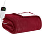 BOMOVA Heated Electric Throw Blanket - 50" x 60" Heating Blanket with 10 Heating Levels & 8 Hours Auto Off, Warm Flannel Blanket, Christmas Birthday Gifts for Women