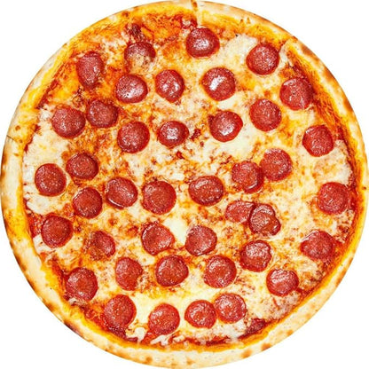 HDFK Pizza Blanket Adult Size Realistic Food Red Pizza Pattern, 80 inches of Soft Cozy and Fuzzy Double-Sided Short Plush Fleece, Best Present Idea for Kids Round Lightweight White Elephant Christmas