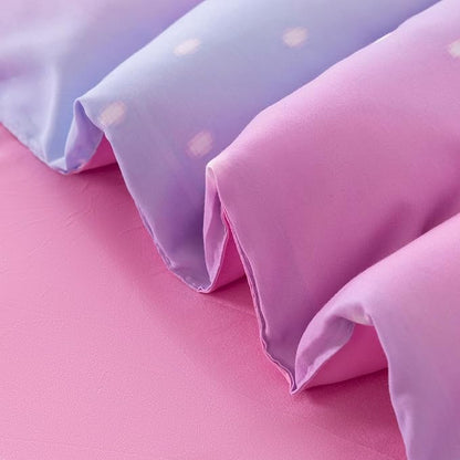 6Pcs Girls Comforter Sets Queen for Girls Kids, Gradient Colorful Rainbow Bedding Set Queen Bed in A Bag (1 Comforter, 1 Flat Sheet, 1 Fitted Sheet, 1 Cushion Cover, 2 Pillowcases)