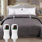 Electric Heated Blanket King Size, Super Soft Cozy Upgraded Flannel Heating Blanket with 9 Heating Levels & 1-9 Hours Auto Off, Fast Heating & Overheat Protection, 100" x 90", Charcoal Gray