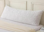 Shredded Memory Foam Full Body Pillow - Cooling Removable Bamboo Rayon Cover + Extra Gel Foam, Soft-Firm Adjustable for Adults, Oeko & CertiPUR-US Standard, 20x54 Inch, 1 Pack